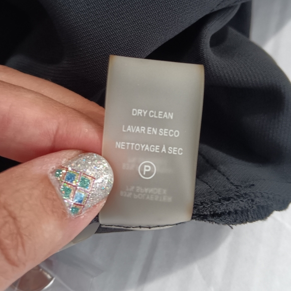 Karl Lagerfeld Paris Women's (Size 12) Black Sailor Wide Leg Cropped Pants (NWT) - Picture 5 of 12